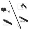 SAN LIKE Telescopic Boat Hook - Floating,Durable,Rust-Resistant with Luminous Bead,Black