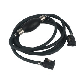 Outboard Fuel Hose, 0.24 inch (6 mm), Fits Yamaha Fuel Line Hose, Gasoline Hose, Inner Diameter 0.2 inch (6 mm), Outer Diameter 0.4 inch (10 mm), For Outboard Motors, Total Length 122.2 inches (310