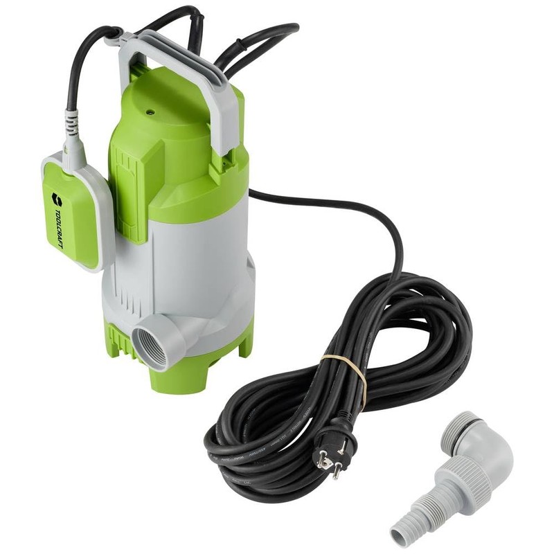 TOOLCRAFT TO-9632058 Schmutzwasser-Tauchpumpe 16000 l/h 8 m