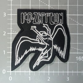 Unbranded Led Zeppelin Patch Classic Rock Blues Metal Punk Embroidered Iron On 3.25x3"