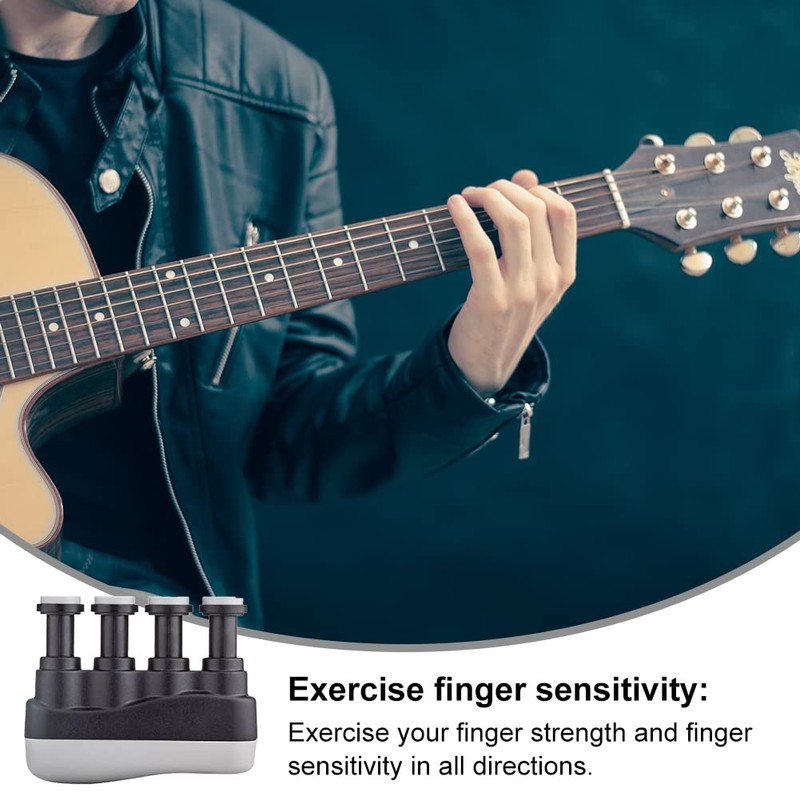 Finger Exerciser Tool, Guitar Trainer, Hand Trainer for Guitar Piano,
