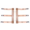 Jixin4you 2-piece Set, Shirt Garter, Men's, Women's, Stretch, Leak Proof,