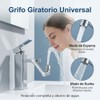 Aireador Extensor de Grifo Giratorio de 1080, Universal Extension de