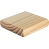 Cambridge Clear Pine Flat Newel Cap 102x102x27mm, Full Stair Newel