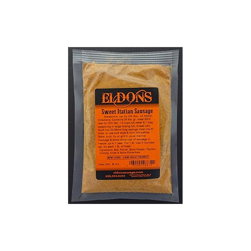 Mild Sweet Italian Fresh Sausage Seasoning Seasons 25 Lbs. #887