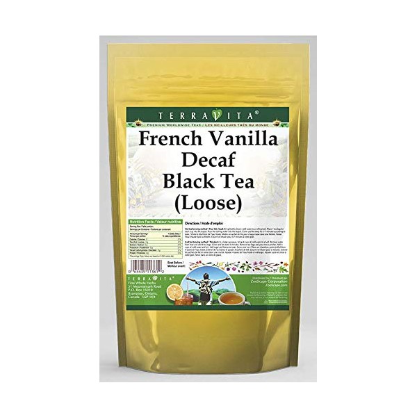 French Vanilla Decaf Black Tea (Loose) (4 oz, ZIN: 531740)
