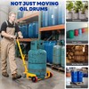 SYNTHACY 55 Gallon Drum Dolly, 1200lbs Capacity Drum Cart with