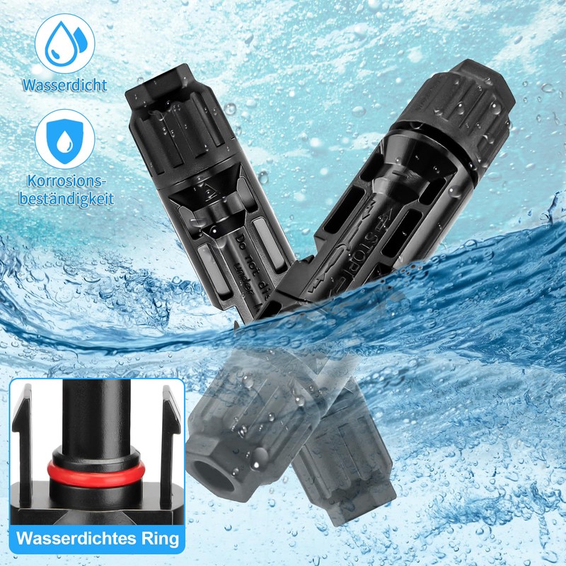 Solar Crimping Tool Set 2.5/4/6 mm² (AWG 13-10) PV Cable,