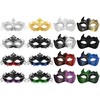 Sratte 16 Pcs Couple Masquerade Mask with Diamond Unisex Half