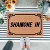 FNDMCTPS Funny Welcome Coir Doormat - Shamone in - Heavy-Duty