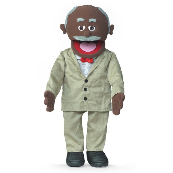 30" Pops, Black Grandfather, Professional Performance Puppet with Removable Legs, Full or Half Body