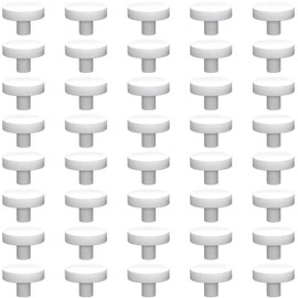 Saricho Ceramic White Coralline Coral frag Plugs Coral frag Base Round/Big Size Round/Hexagon (round24mm40pcs)