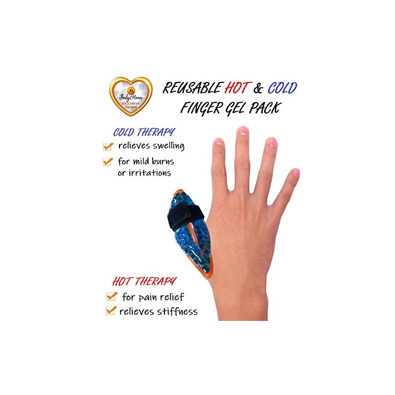BodyMoves New Thumb Splint Brace Plus Finger Hot and Cold