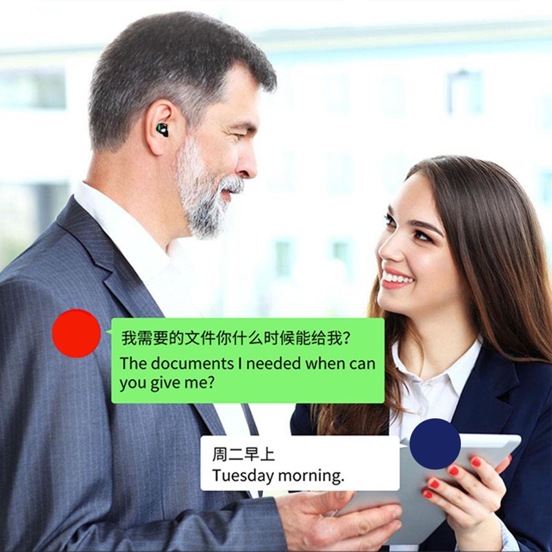 Yunseity Auriculares de Traducción de Idiomas, Traductor de Idiomas de