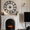 LEIKE Large Wall Clock, 18.5" Silent Non-Ticking, Battery Operated, Oversized,
