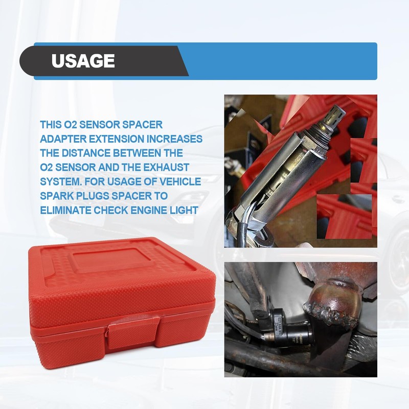 NOTISH 5PCS Automotive O2 Oxygen Sensor Socket Set Wrench Remover