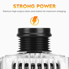 New Alternator for Chevy Malibu 2013-2015 2.0L, Impala 2.5L 2014-2015, Buick Regal 2.0L 2014-2017, ‎Envision 2.0L 2.5L 2017-2020, 1042101900, 1042101901, 13592810, 22905553