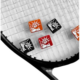 Tennis Dampener 8 Pack Cute Tennis Racket Vibration Dampeners Soft Silicone Tennis Racquet Shock Absorbing Tennis Dampers Tennis Racket Shock Absorber(8 Pack Cute)