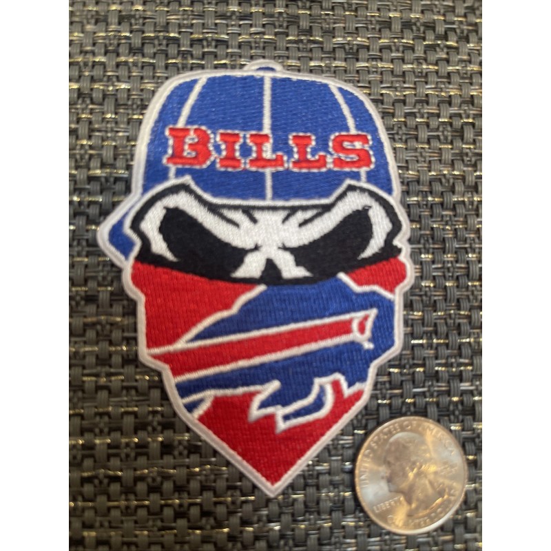 Buffalo Bills vintage embroidered iron on patch 3” X 2.5