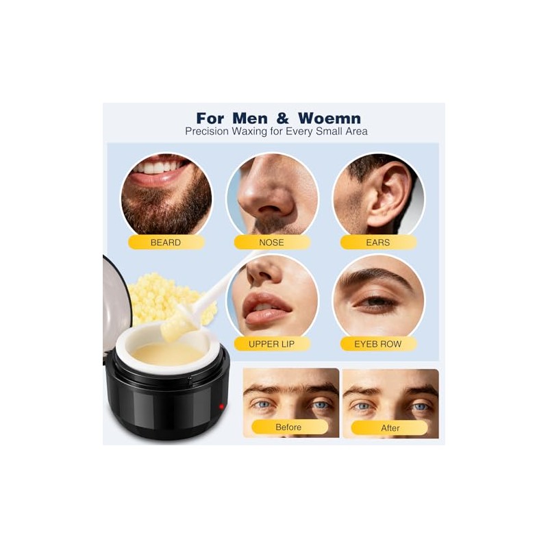 Nose Wax Kit, Nose Ear Hair Removal Kit Men Women