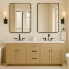 Unbranded 2 Matte Black Bathroom Mirrors 22"x30", Over Sink Vanity