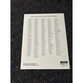 STERN 1982 STERN ORBITOR 1 PINBALL PROMO FLYER NEW UNCIRCULATED