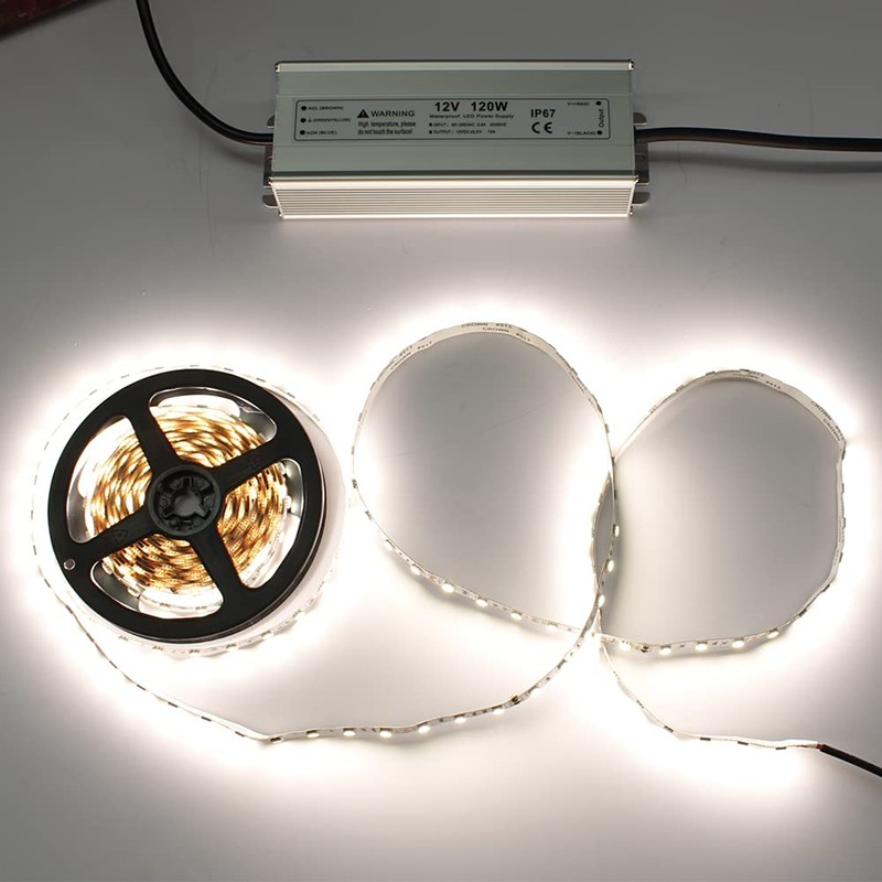 120W 12 Volt LED Power Supply, Waterproof IP67 LED Driver,