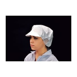 WOW [Commercial] Anti-Static Hat Brim with 20 Piece L White 66111 W