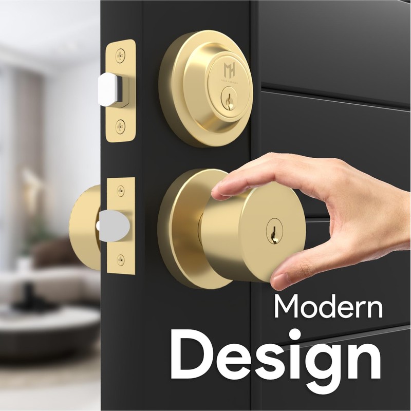 Mega Handles - Buena Entry Combo I Entry Door Knob