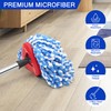 JEHONN Spin Mop Replacement Heads, Base, Handle for O-Cedar EasyWring