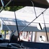 Pack of 2 Black Awning Straps for Boat, Adjustable Bimini