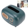Dpofirs Retro Green Radio Shaped Facial Tissue Box Holder