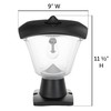 Gama Sonic Haven Lamp Outdoor Solar Light, Mounts on Pole,