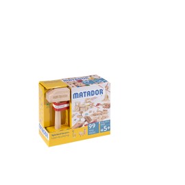 Matador 11099 E099 Building Kit for Ages 5 and Above, Wood-Coloured, Colourful