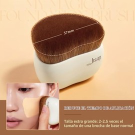 Jessup Brocha para Base Líquida, Rostro, Cuerpo y Bronceado SF002