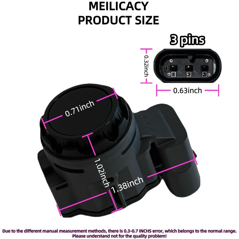 MEILICACY Front Parking Sensor Backup Parking Assist Sensor Pdc Parking