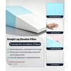 Knee Surgery Pillow Straight Double Leg for Swelling & Blood