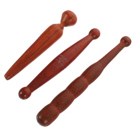 Foot Massager Trigger Point Bar Thailand Massage Tools Head Massage Stick Head Massage Rod Tool Acupuncture Point Massager Acupressure Rod Massage Cosmetic Stick Pack of 3