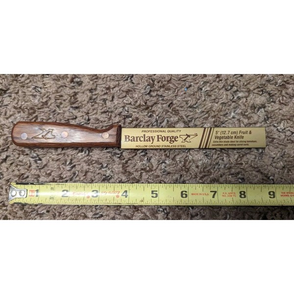 BARCLAY FORGE NOS Barclay Forge 5” Stainless Steel Fruit Vegetable