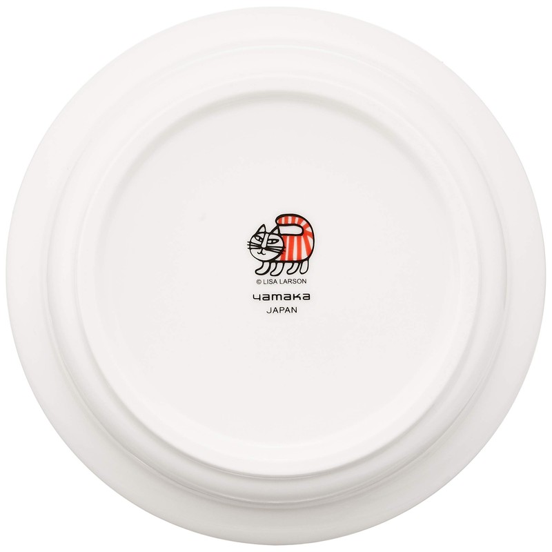 Yamakasyoten Lisa Larson 5.5 inches Universal Plate with Baby Mikey