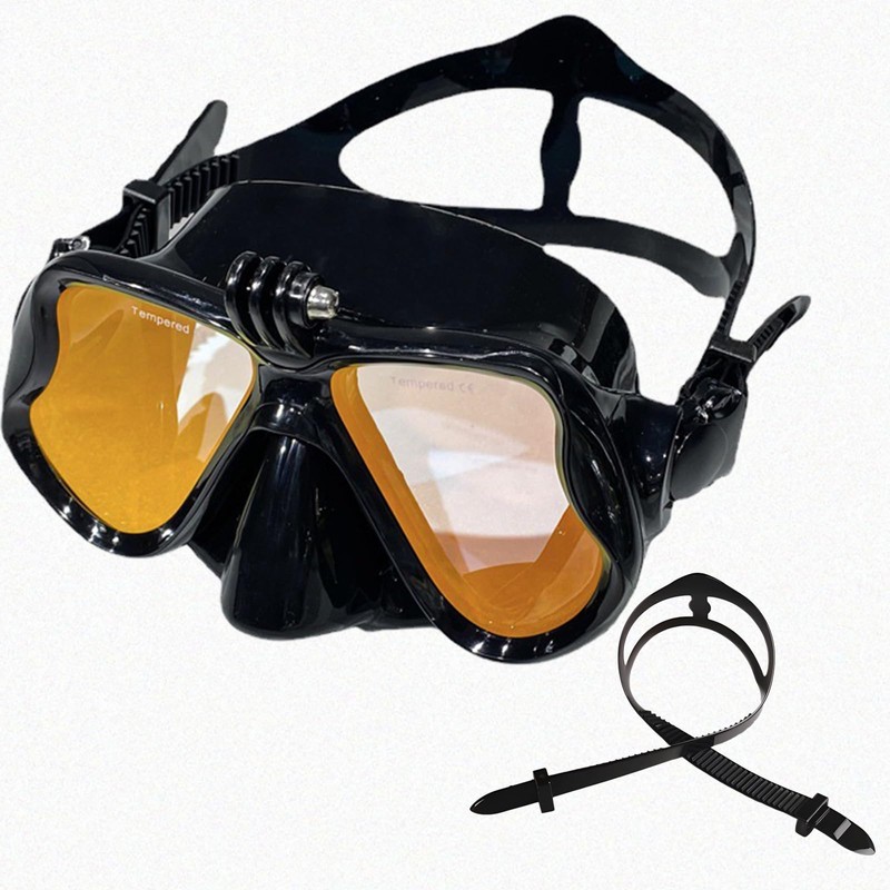 XMHBG 2 PCS Universal Silicone Replacement Mask Strap for Scuba