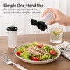 2 Pack 4.75oz Salt and Pepper Shakers with Moisture Proof