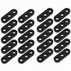 FYHJNC 20Pcs Black Plastic Tent Rope Fasteners, Sturdy Tents Rope