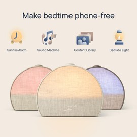 Hatch Restore 3 Sunrise Alarm Clock, Sound Machine, Smart Light (Greige) - White Noise, Screen-Free Sleep Routine
