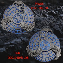 SignalPlus Dungeons and Dragons Hand Dice Spinner, DND Dice Spinner, Both D&D Roulette Dice and Stress Relief Toy