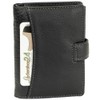 Catch Men's Leather Purse Wallet (Black)