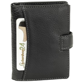 Catch Men's Leather Purse Wallet (Black)