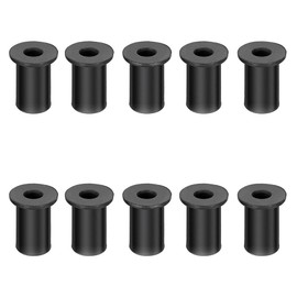 ANCLLO 10PCS M5 Well Nuts Fairing Fasteners Windshield Motorcycle Accessories Screws Rubber and Steel Parts Windscreen Nuts