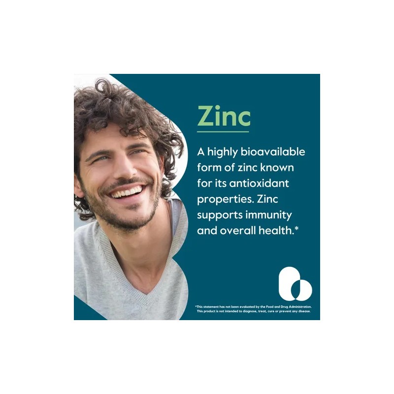 Bestvite Zinc Quelado 50 Mg - 240 Cpsulas Veganas ,