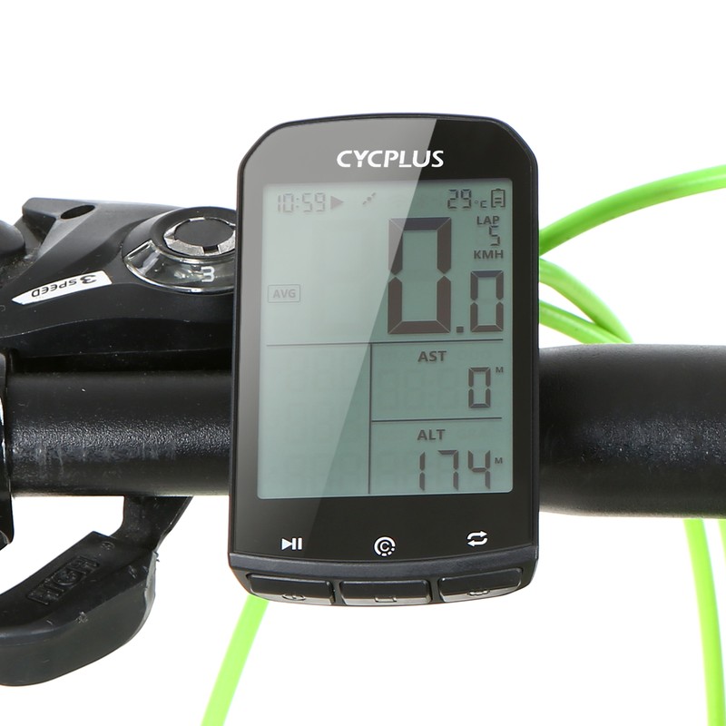 Bike Computer 2.9in Large LCD Screen IPX6 Water Resistant